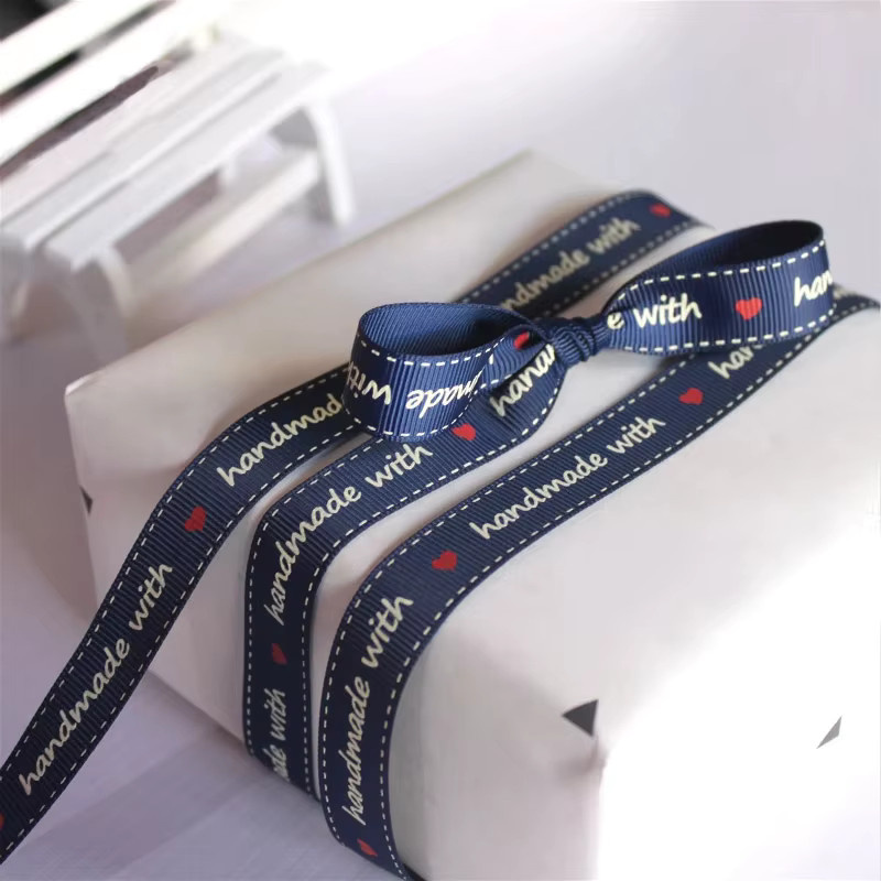 SUNEEYDAY Grosgrain Geschenkband für DIY und Blumensträuße, Breite: 1,5 cm, Länge: 5 m, beige und mehrfarbig - Bild 6