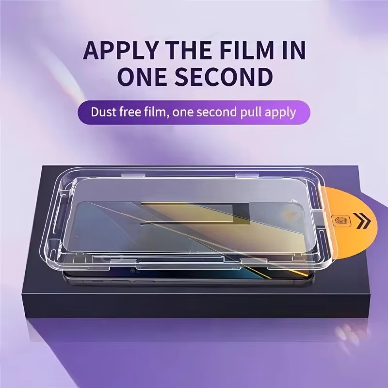 Xiaomi Anti-Spy Panzerglas Schutzfolie mit 9H Härte für Poco X8 X7 M8 M7 F8 Pro Max Ultra, transparente Vollbildabdeckung - Bild 2