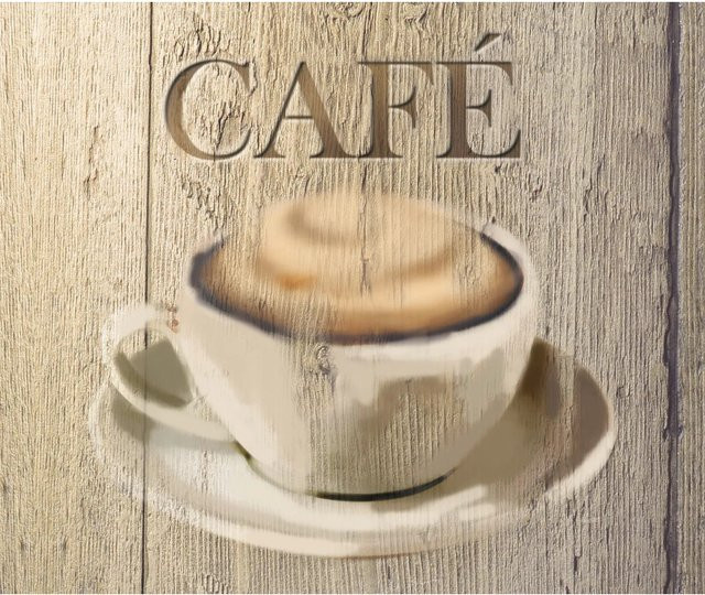 Wenko Glasrückwand Café in Braun und Mehrfarbig, Breite: 60 cm, Höhe: 50 cm - Bild 1