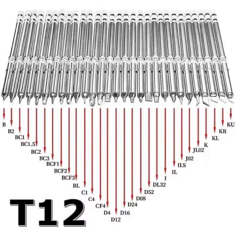 T12 Lötkolben Set für Hakko FX951 Lötstation Kits in Silber - Bild 4