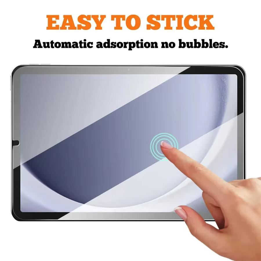 2er-Set gehärtete HD-Glas Displayschutzfolie für Samsung Galaxy Tab A9 8,7 Zoll in Transparent - Bild 2