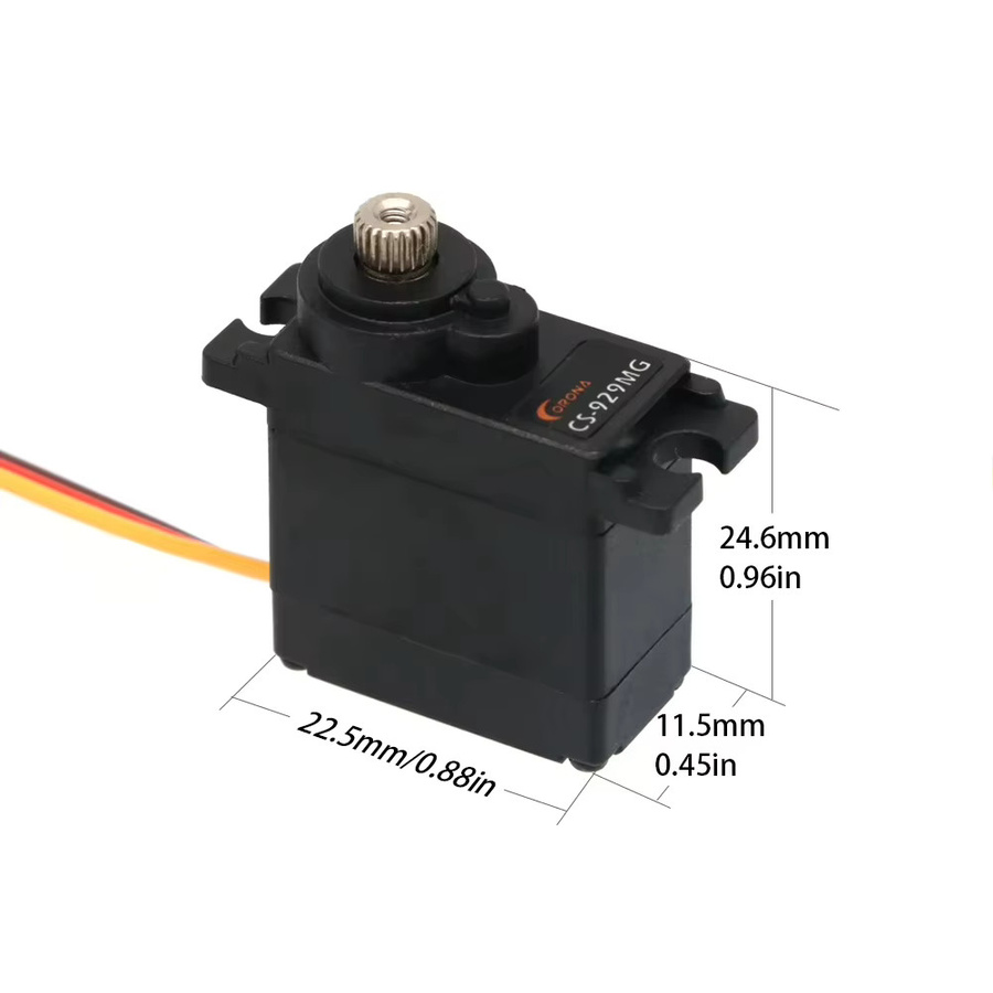 Corona CS929MG Servo, Metall, Schwarz - Bild 2