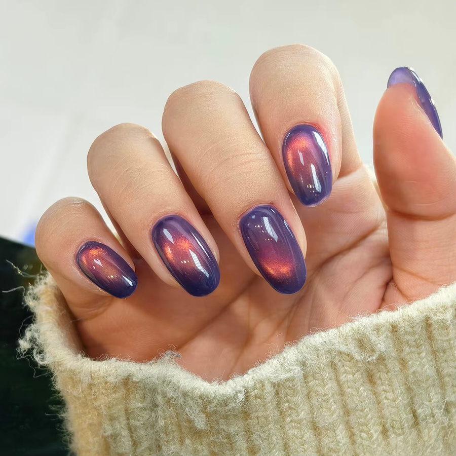 SHAKA Nagellack, Schimmernd, Lila/Orange - Bild 5