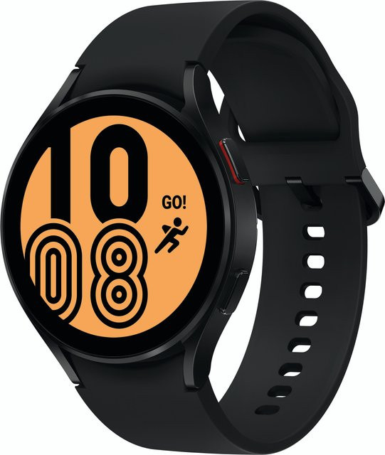 Samsung Galaxy Watch4 LTE Smartwatch mit Aluminiumgehäuse in Schwarz, 44 mm - Bild 1