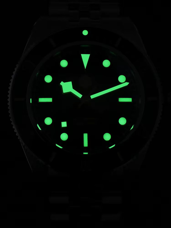 San Martin Taucheruhr, Automatik, Edelstahl, 40 mm, Herren - Bild 4