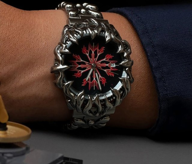 Alabaster Industries Armbanduhr Quarz, Edelstahl, Schwarz, Herren - Bild 1