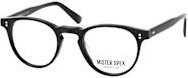 Mister Spex Timon 1801 Korrektionsbrille, Vollrand, Rund, Kunststoff, Black, Unisex - Bild 1
