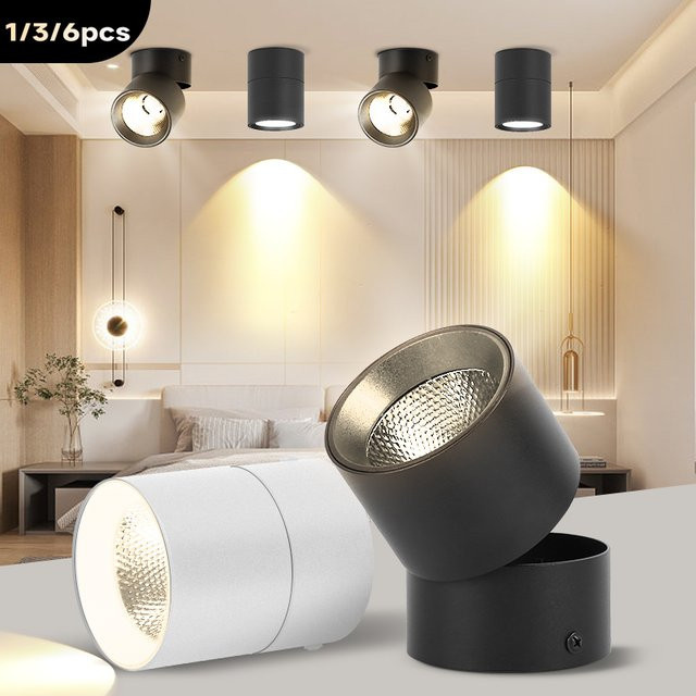 CANMEIJIA LED Einbaustrahler Recessed Downlight in Schwarz für Wohnzimmer, Badezimmer und Küche - Bild 1