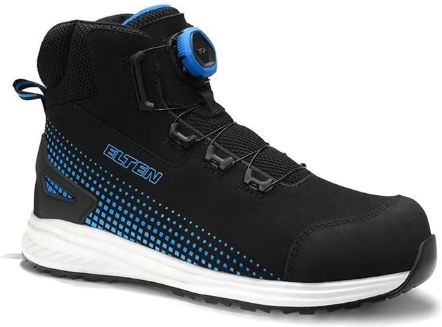 Elten Sicherheitsstiefel JORAN BOA BLUE Mid ESD S3 in Blau und Schwarz, Größe 41 - Bild 1