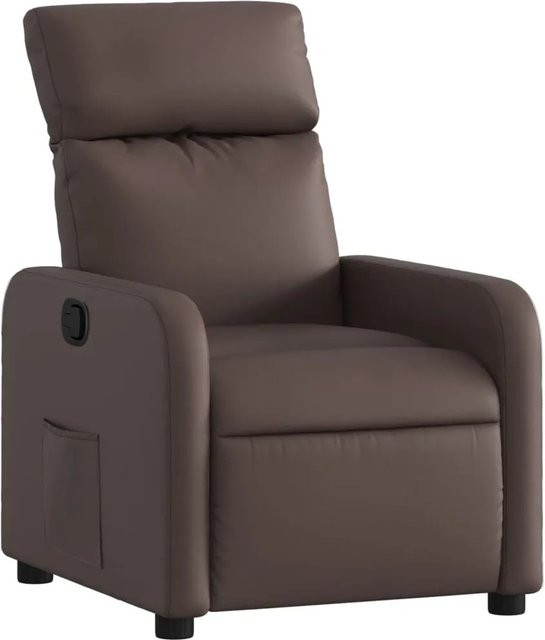vidaXL Relaxsessel Modell 37 in Braun aus Kunstleder mit Armlehnen - Bild 1