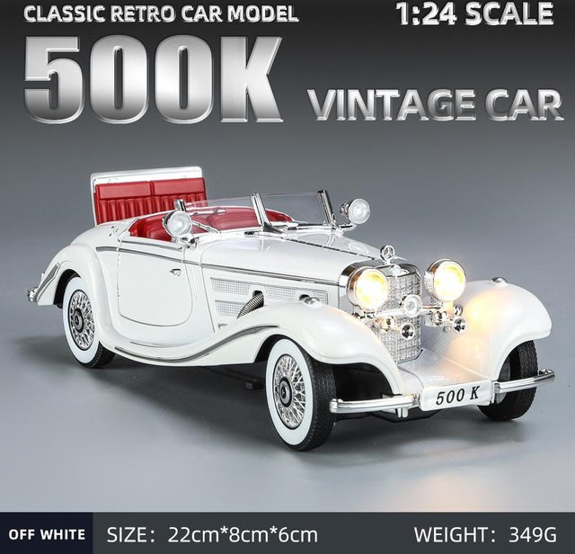 Linyi toy car 1936 Klassisches Fahrzeug, Automodell, 1:24, Metall, Fast And Furious, ab 4 Jahren - Bild 1