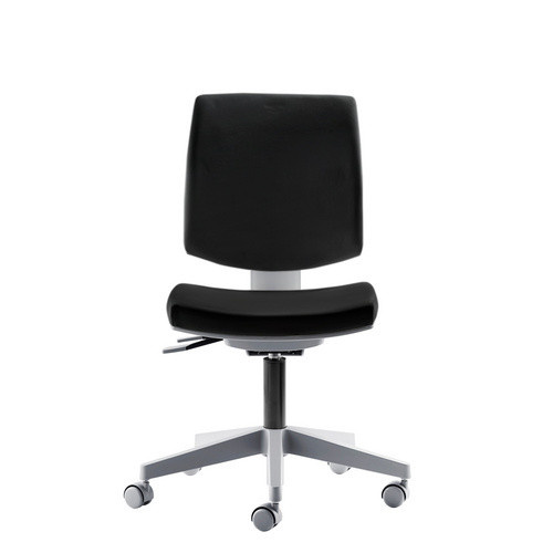 Mayer Sitzmöbel Drehstuhl 2432SO in Schwarz mit Kunstleder und Rollen, B: 64 cm, H: 64 cm - Bild 2