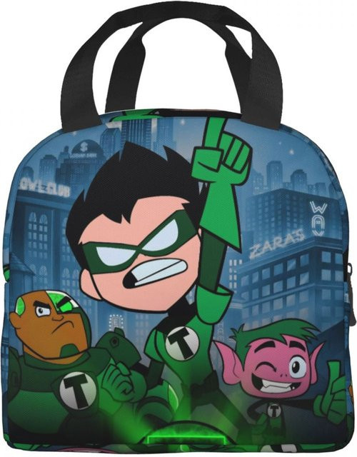 Fancy Style Studio Lunchbox Titans Go Beast Boy Bento-Box mit Isolierung, Mehrfarbig - Bild 1