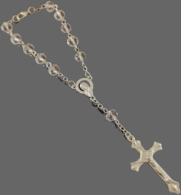 Lucky Star Jewelry Schmuckset, Halskette und Armband, Messing, Rosa Kristall, Zirkonia, Unisex, 72cm - Bild 1