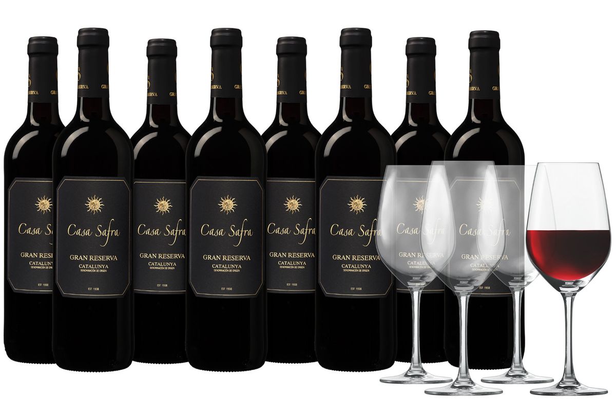 Casa Safra Black Label Gran Reserva Rotwein, Tempranillo, Spanien, 8 x 0,75 l - Bild 2