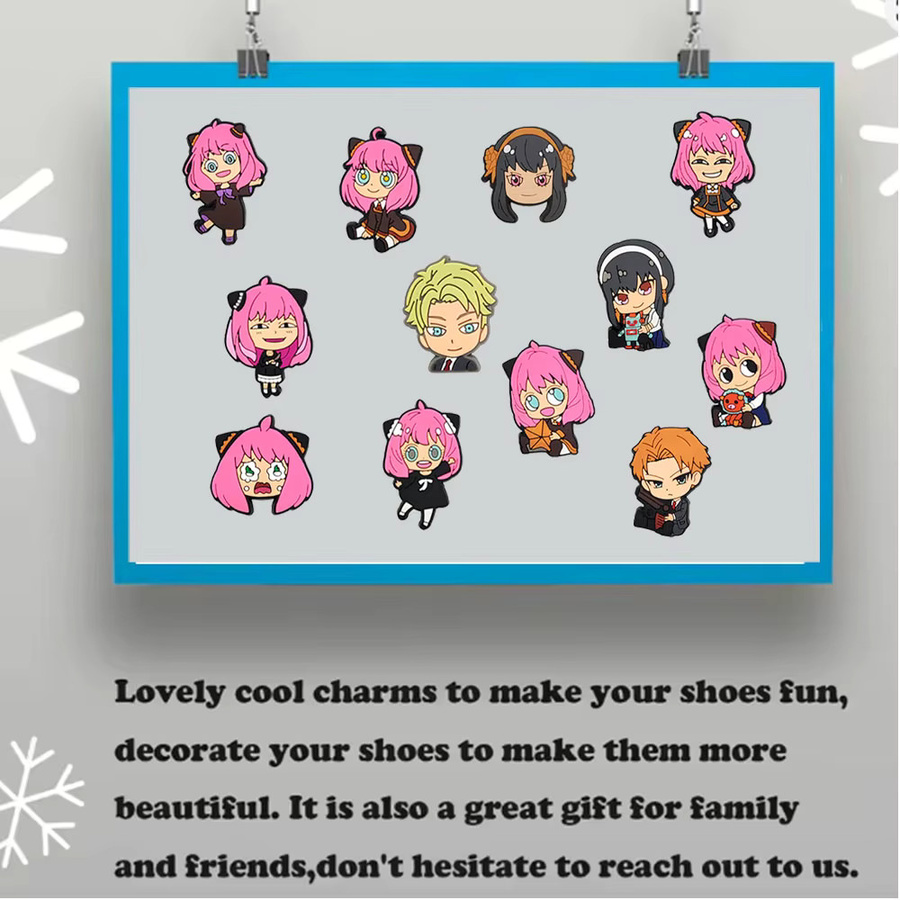 Schuh-Charms Cartoon Spy Family Figuren, PVC, Kinder - Bild 3