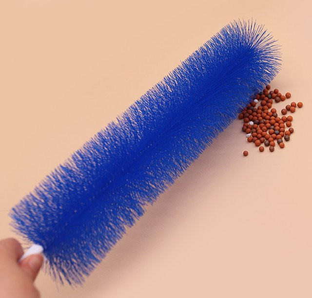 JETTING Mikrofaser Staubentferner Flexibler Lüfterbürsten Reinigungsbürste in Grau und Blau - Bild 1