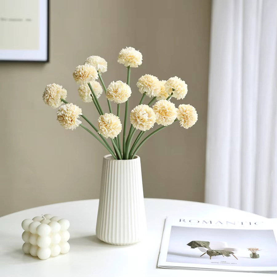 Yusheng Künstliche Chrysanthemen Mini-Kugel aus Seide für Tischdekoration und DIY-Geschenke - Bild 1