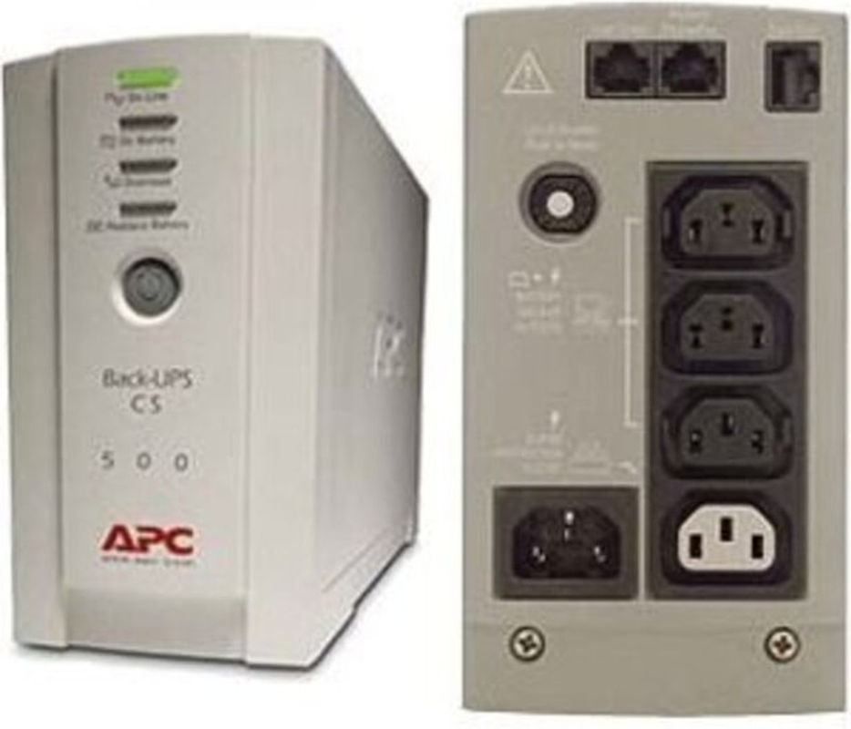 APC Back-UPS CS 500 USV in Grau und Beige mit USB-Anschluss - Bild 2