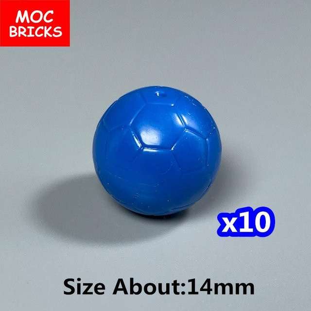 Yiran toy MOC Bausteine Fußball Tor blau - Bild 1