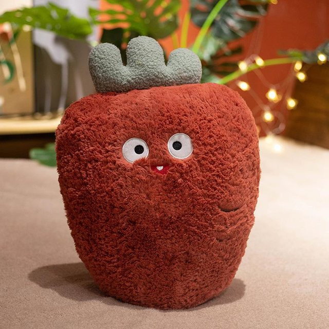 Yiran toy Frucht Plüschtier Puppe Kissen, Avocado Erdbeere Mango Karotte Ananas, 45cm - Bild 1