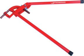 Rothenberger Stand-Biegezange 90 Grad mit 12 mm Biegeradius und Schlauch in Rot - Bild 1