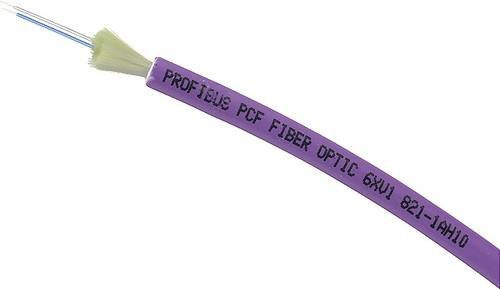 Siemens 6XV18211BN75 Glasfaser LWL Anschlusskabel in Violett, Orange und Schwarz 200/230 µ - Bild 1
