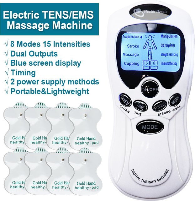 Raiuleko 2-in-1 TENS Muskelstimulator, EMS Akupunktur, Unisex, Körper - Bild 1