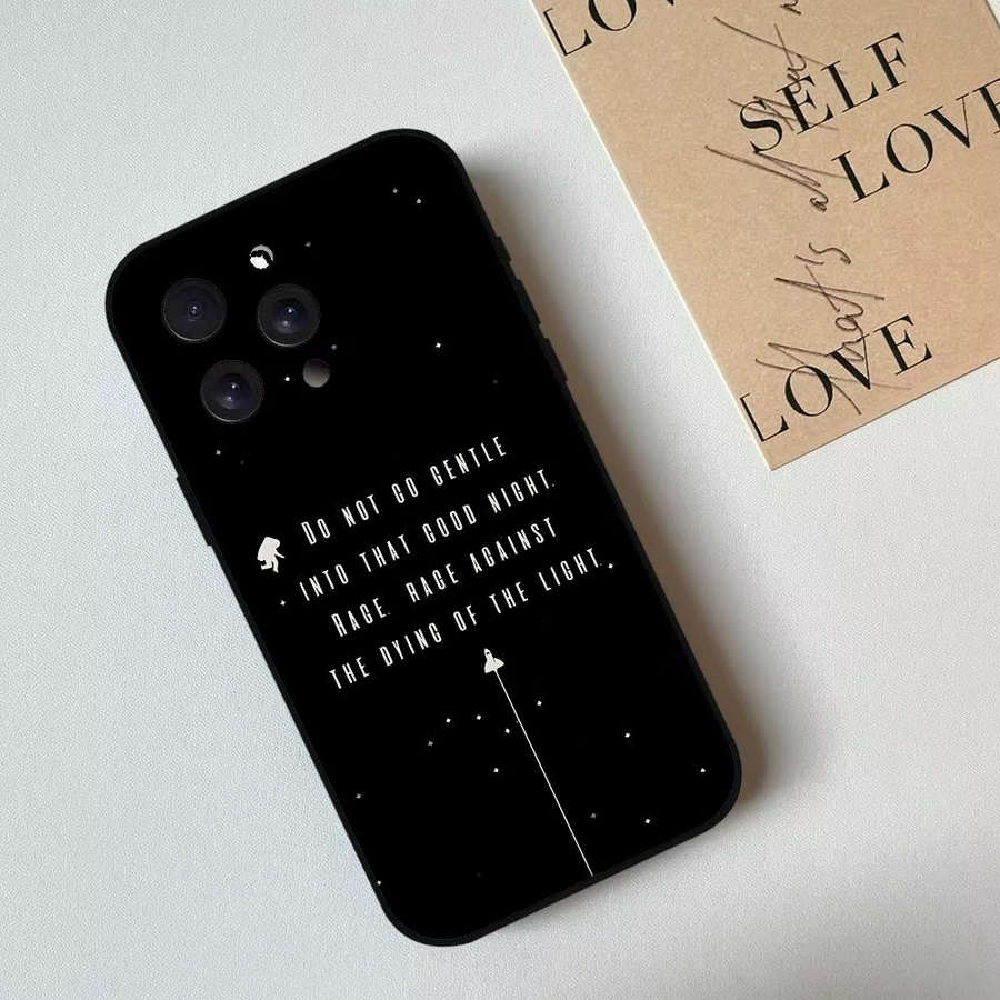 Mesuca I-Interstellar Film Handyhülle für iPhone 11 bis iPhone 17 Pro Max in Schwarz - Bild 4