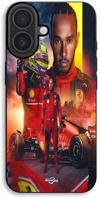 MANIACASE Handyhülle für iPhone 17 aus Silikon TPU im Scuderia Ferrari F1 Design, Multicolour - Bild 1