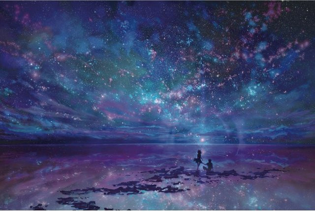 MaxRenard Romantische Sternennacht, Puzzle, 1000 Teile - Bild 1