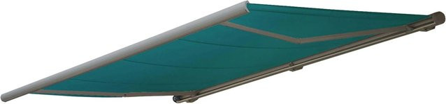 MCW Ersatz-Bezug für Markise H124 Vollkassette aus Polyester in Blau-Grün-Türkis B: 5 m, H: 3 m - Bild 2