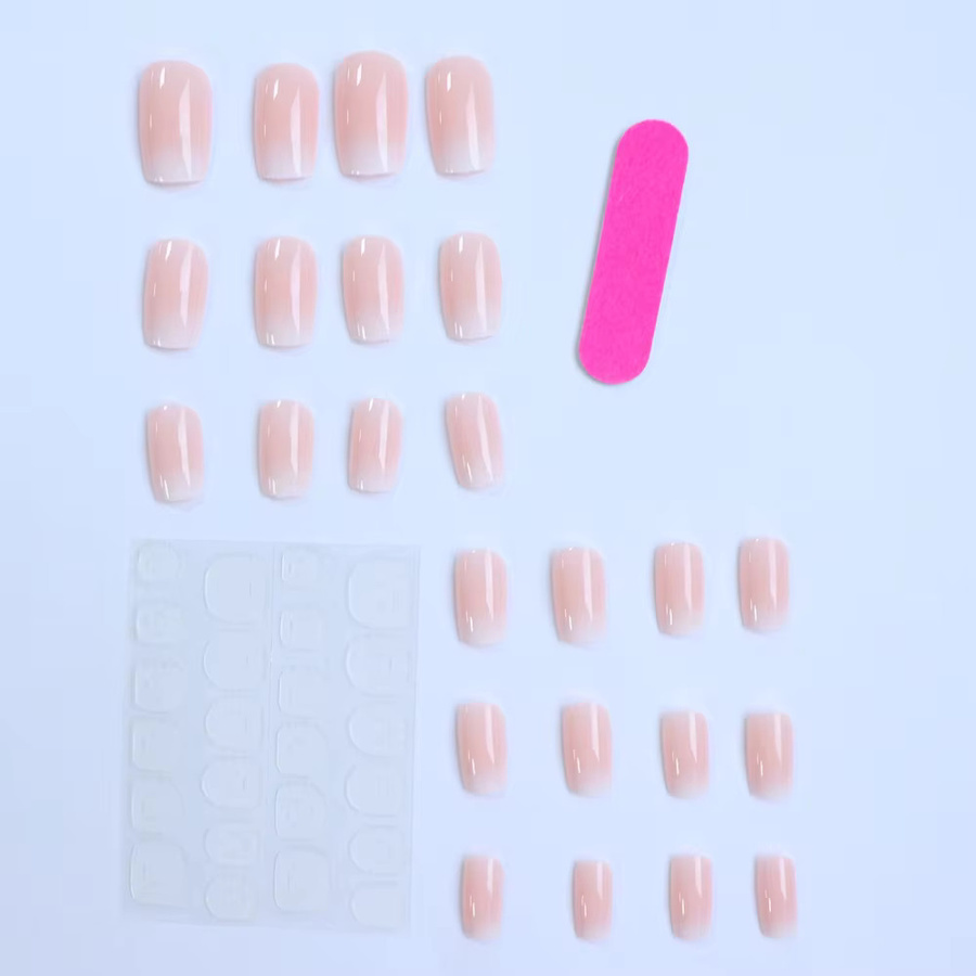 ARTAUG Aufklebenägel, Rosa, Quadratisch, Glänzend, 24 Stück - Bild 2
