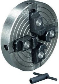 Holzstar Vier-Backenfutter für Drechselbank mit Schraubeinsatz M33 Gewinde, Silber, Durchmesser: 150 mm - Bild 2