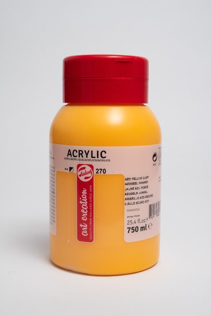 Talens Art Creation Acrylfarbe Azogelb Dunkel 270, 750 ml - Bild 1
