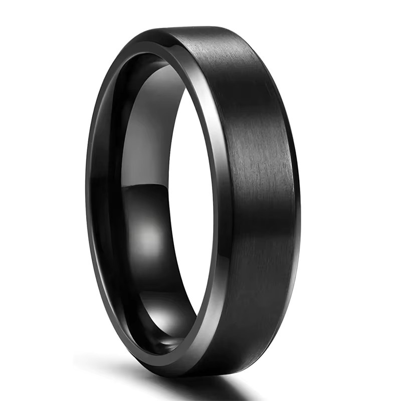 TIGRADE Ring Titan, Schwarz, Matt, Unisex - Bild 1