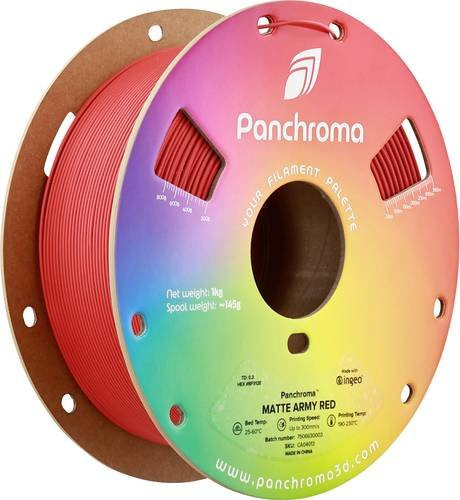 Polymaker Panchroma Matte PLA Filament 1.75mm 1000g Army Red Rot - Bild 1