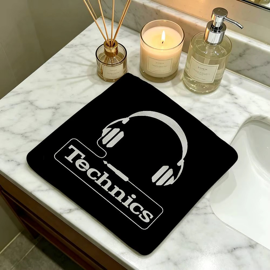 T-Technics Haushaltshandtuch aus Polyester-Baumwolle in Schwarz für Badezimmer und Schlafzimmer - Bild 3