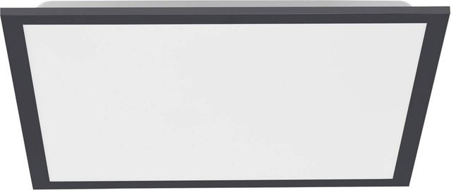 Just Light LED-Deckenpanel FLAT dimmbar mit Fernbedienung, CCT-Lichtmanagement, schwarz/weiß, B/T/H: 44,5 x 44,5 x 7 cm - Bild 1