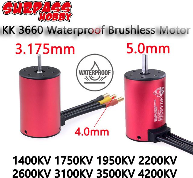 SurpassHobby KK 3660 Wasserdichter bürstenloser Motor für RC Car Drift Racing Off-Road Truck - Bild 1