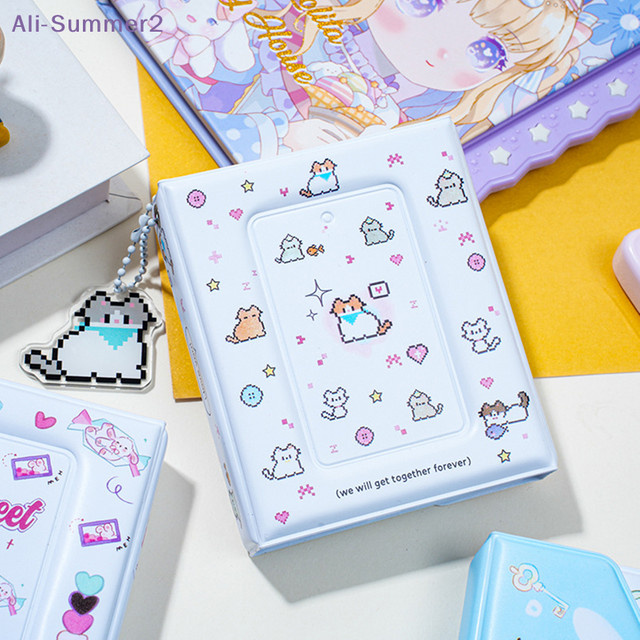 Summer2 Cartoon Welpen Fotoalbum mit 36 Taschen für 3-Zoll Postkarten und Kpop Karten - Bild 1