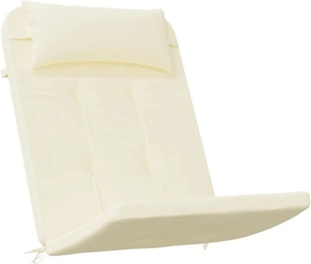 vidaXL Adirondack-Auflagen 2er-Set in Beige aus wasserabweisendem Oxford-Gewebe - Bild 1