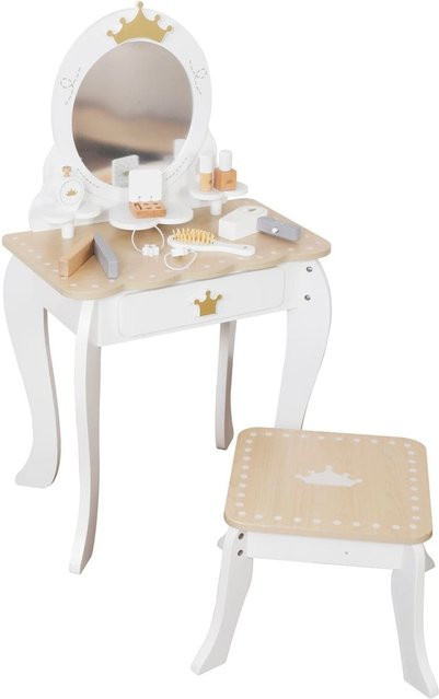 Chipolino Kinder Schminktisch aus Holz in Weiß - Bild 1