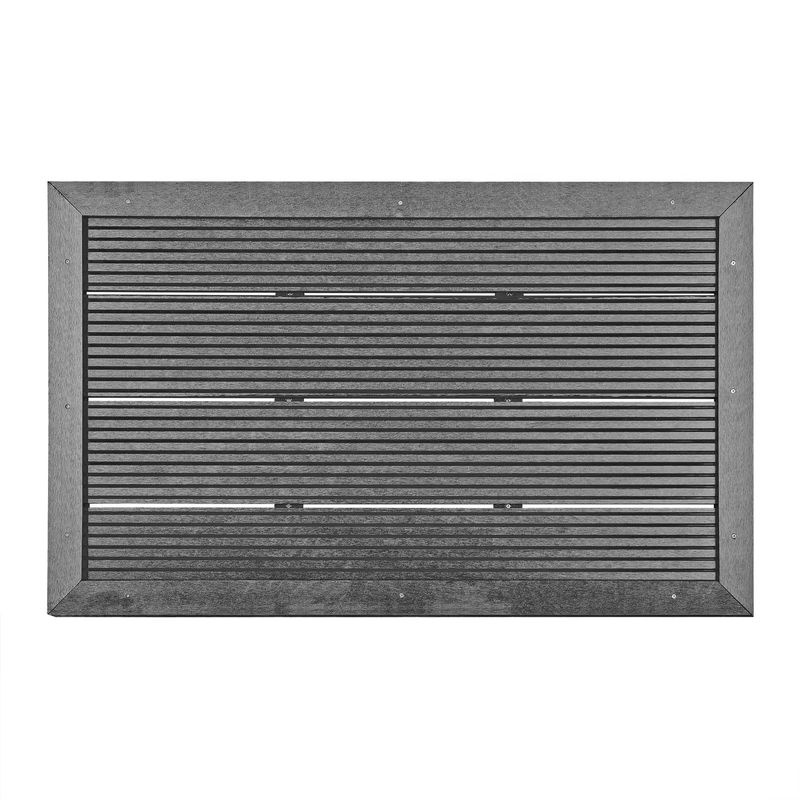 WPC-Bodenplatte in Anthrazit, B/T/H: 101 x 63 x 5,5 cm - Bild 4