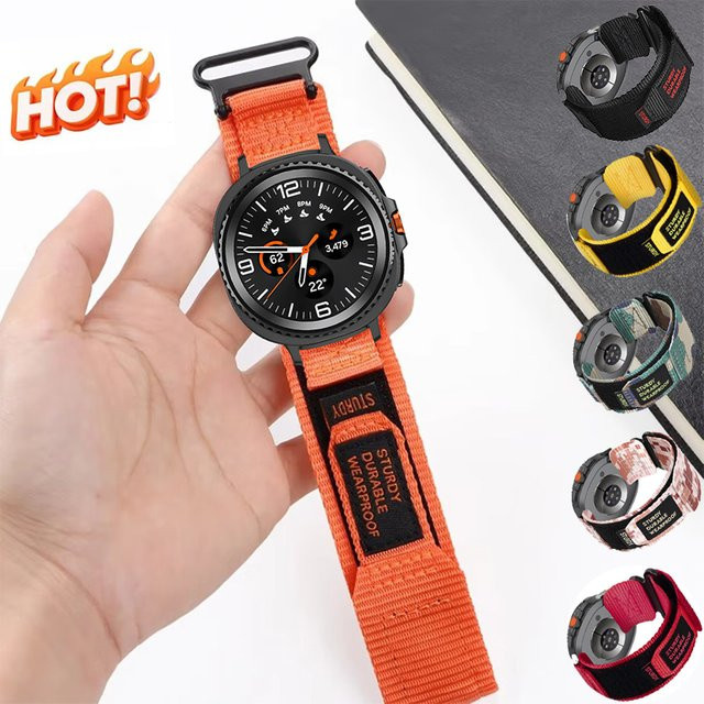 CHIICSMART Uhrenarmband Nylon, Samsung Galaxy Watch 8 Classic, Unisex - Bild 1