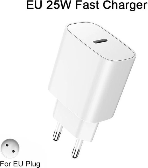 Samsung 25W USB Typ C Schnellladegerät mit Ladekabel in Weiß - Bild 1