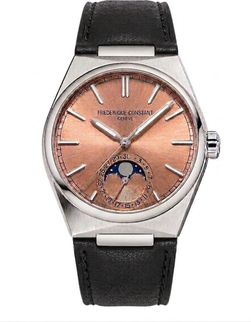 Frederique Constant Armbanduhr, Automatik, Edelstahl, Roségold, 38 mm, Herren - Bild 1
