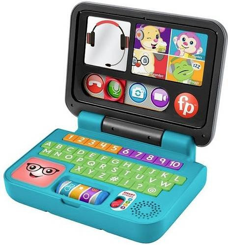 Fisher-Price Lernspaß Homeoffice Laptop mit Deutsch und Englisch für Kinder - Bild 1