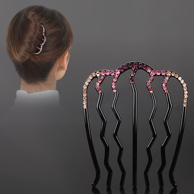 FORWOT Haar Kamm, Strass, Kristall, Damen - Bild 1