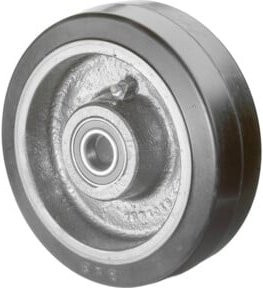 BS Rollen Gummirad in Schwarz aus Kunststoff (B81.204) - Bild 1